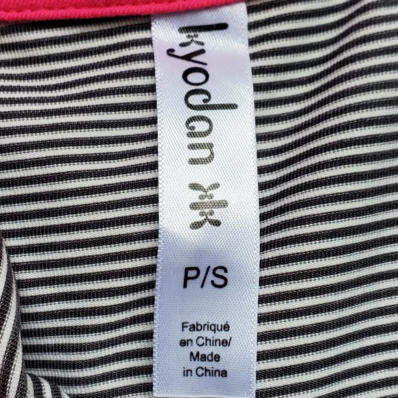 Kyodan Athletic Active Wear Thumbhole Striped & Solid Long Sleeve Top Size S - Picture 14 of 16